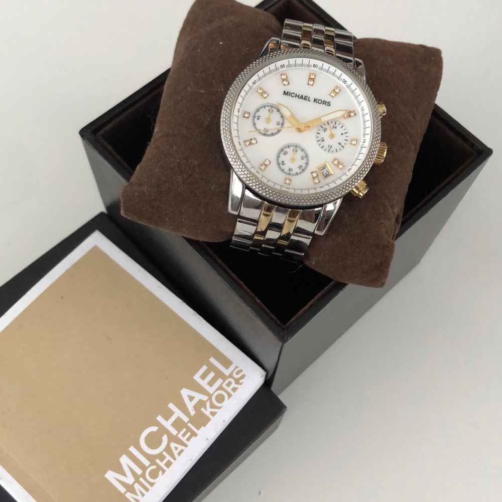 Michael Kors two tone watch